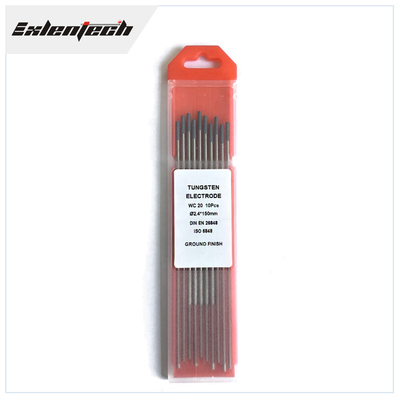 ग्रे WC20 TIG वेल्डिंग टंगस्टन इलेक्ट्रोड 2% Ce 3/32&quot;X 7&quot; 10Pcs