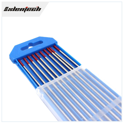 वेल्ड मशाल के लिए OEM TIG वेल्डिंग रॉड रेड टंगस्टन इलेक्ट्रोड WP 2.4mmx175mm